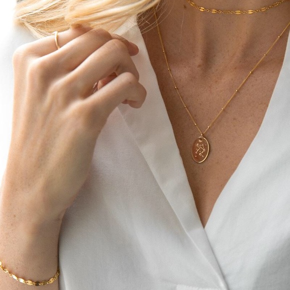 Libra Charm Constallation Boho Indie Cute Necklace - Picture 3 of 14